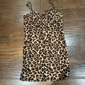 Justify Animal Print Bodycon Mini Dress size M